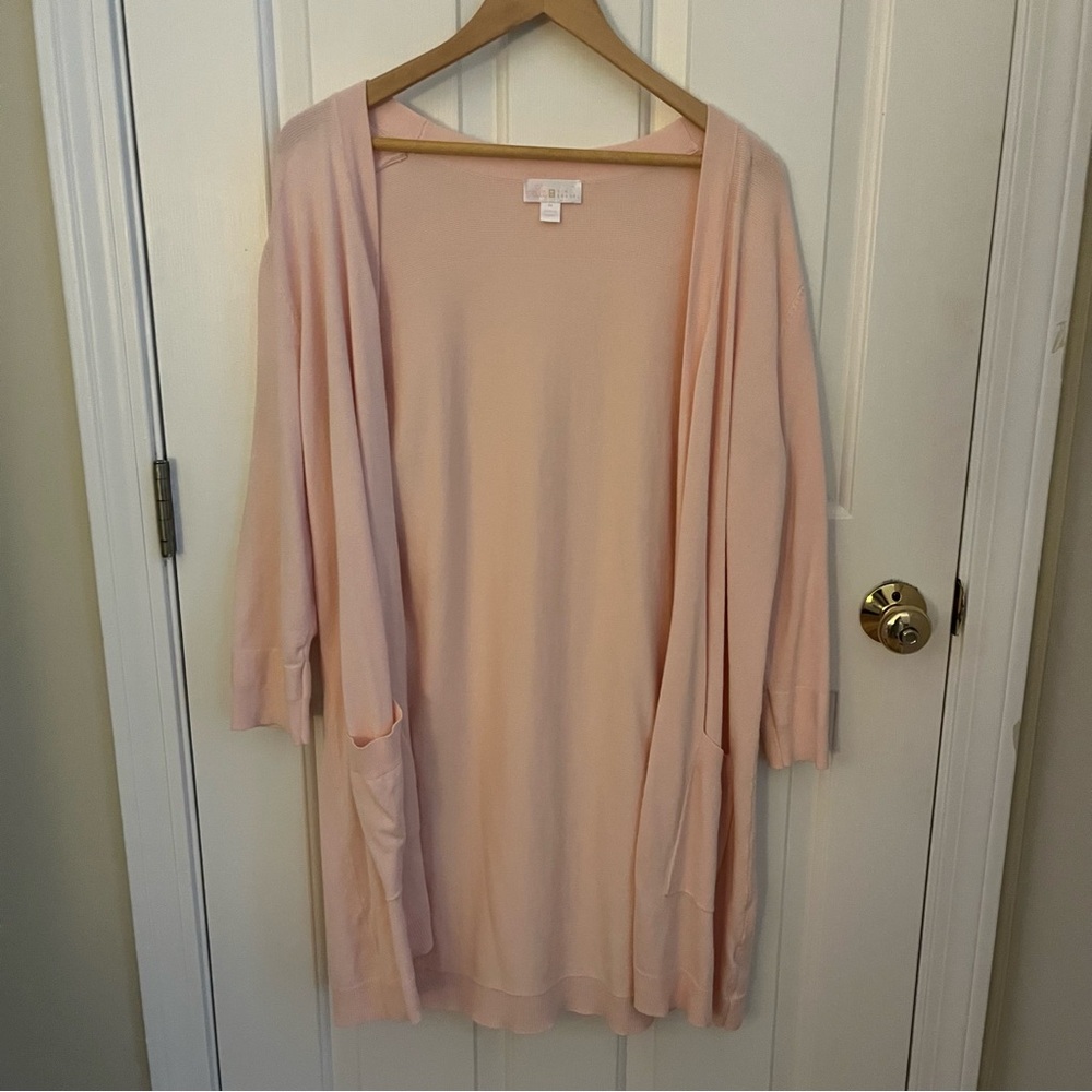 Pink Cardigan by Kim Gravel